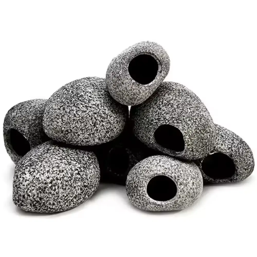 Adorno Acuario Piedra Lito Agujero 5 cm