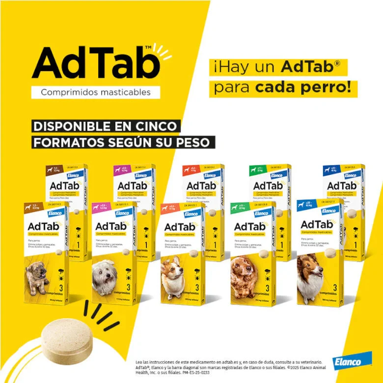 AdTab Comprimido Masticable Antiparasitario para Perros (1 ud) - Image 6