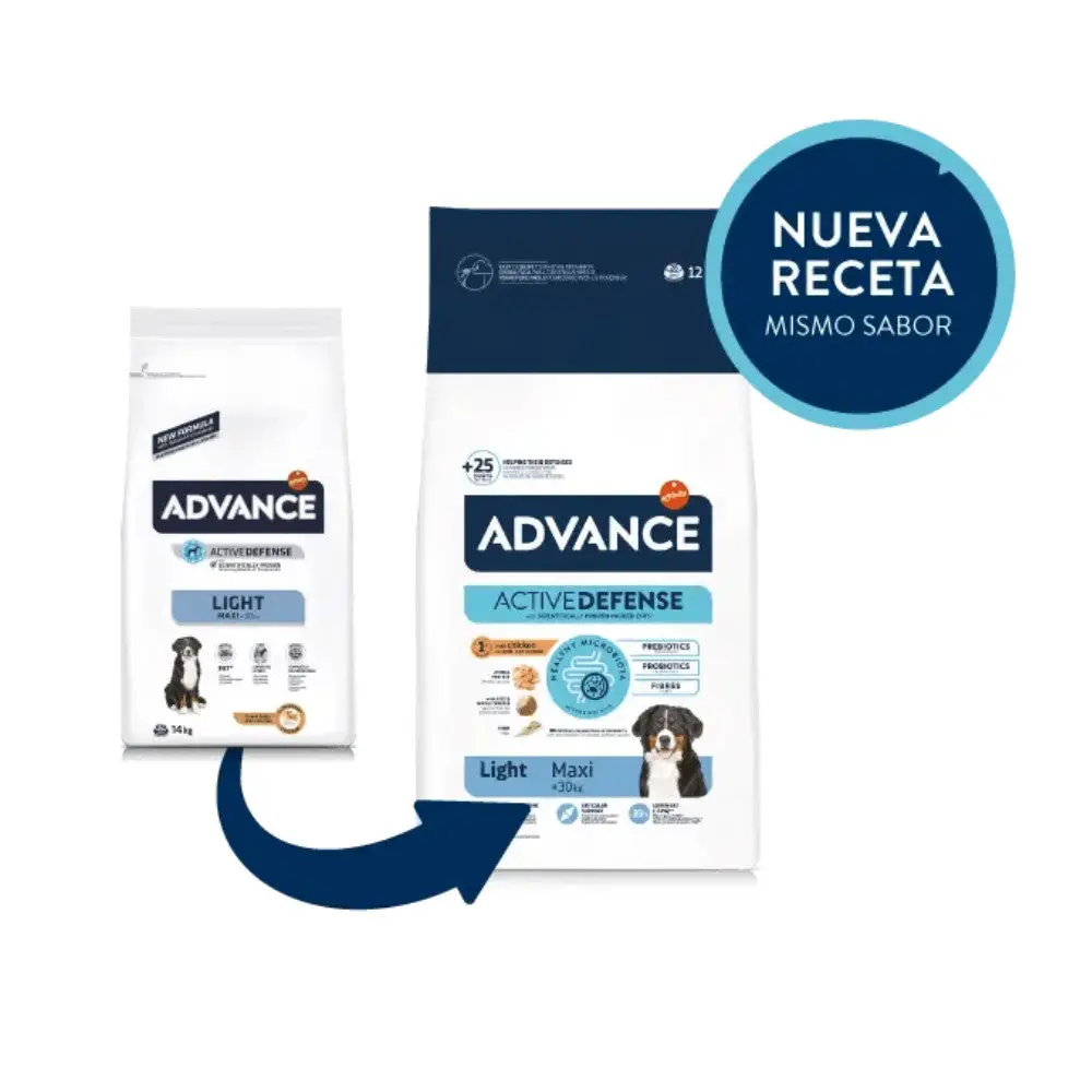 Advance Adult Maxi Light Pienso con Pollo y Arroz para Perros - Image 2