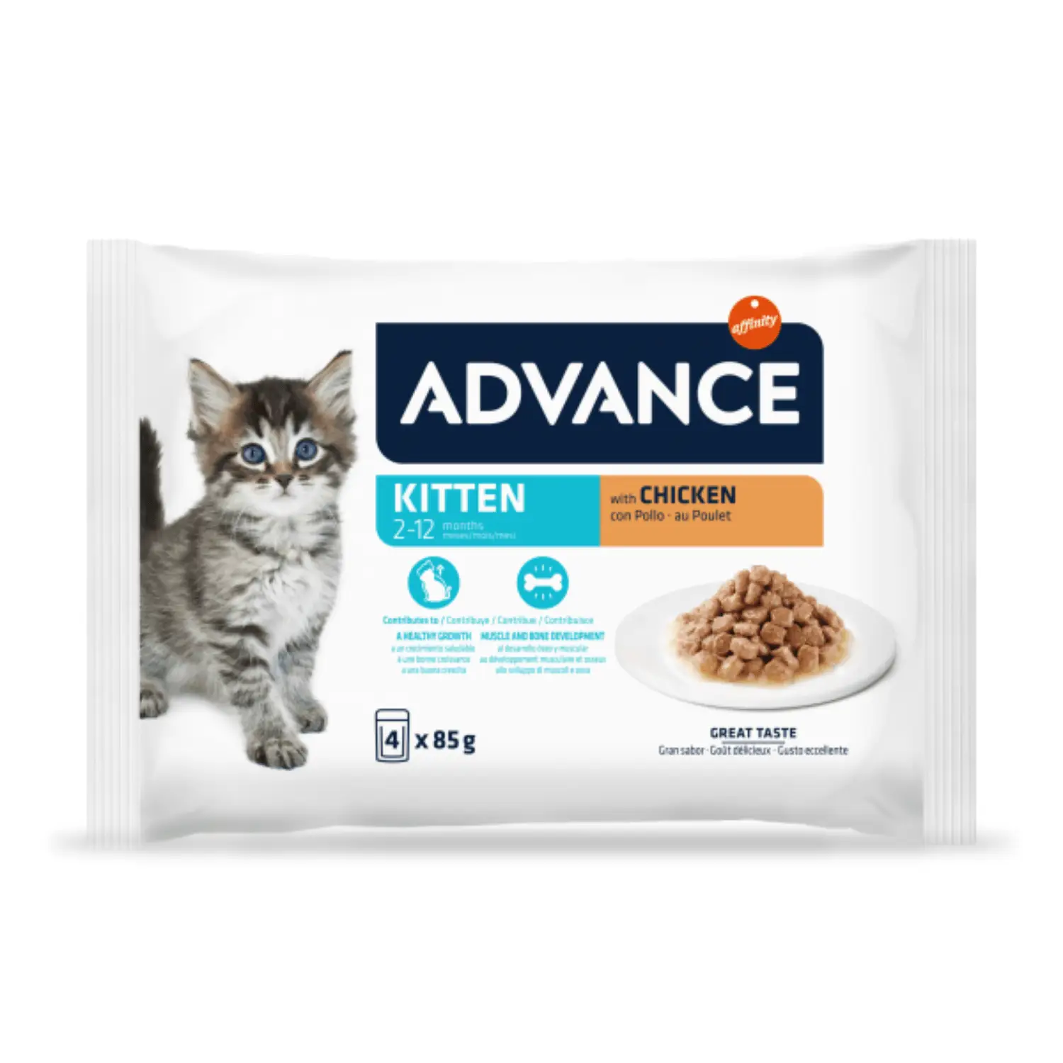 Advance Cat Bocaditos En Salsa 340 g