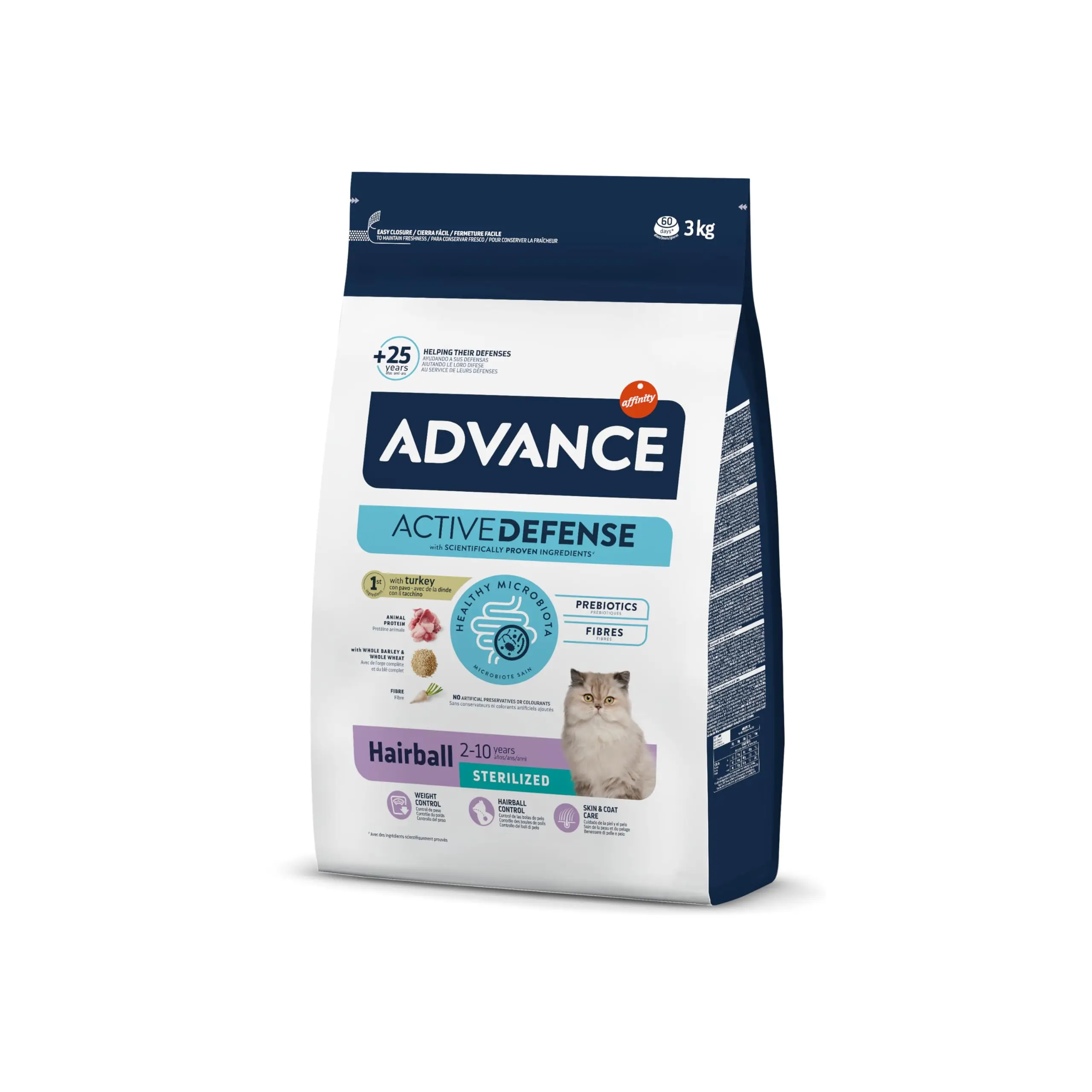 Advance Hairball Sterilized Control Bolas de Pelo Pienso para Gatos - Image 2