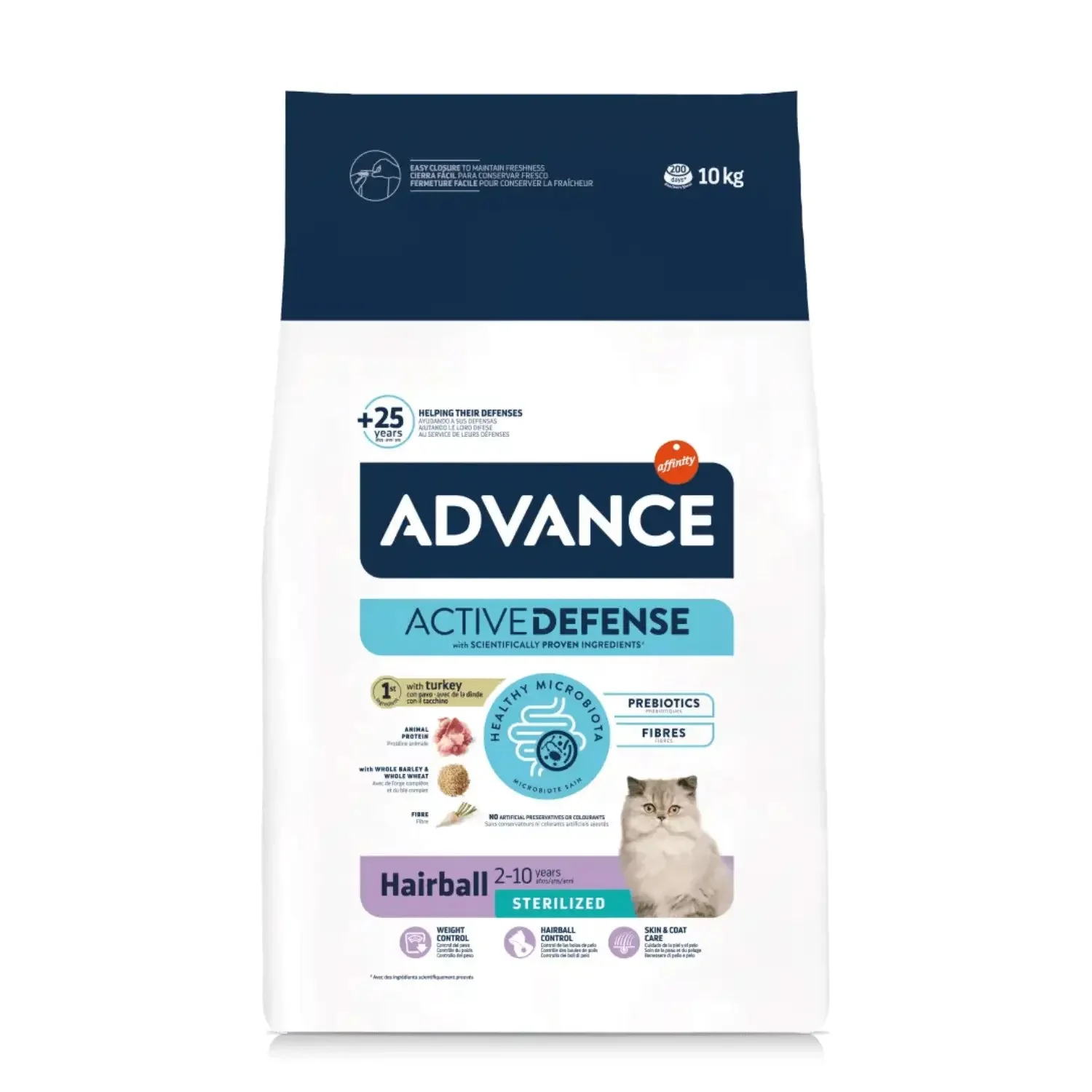 Advance Hairball Sterilized Control Bolas de Pelo Pienso para Gatos - Image 4