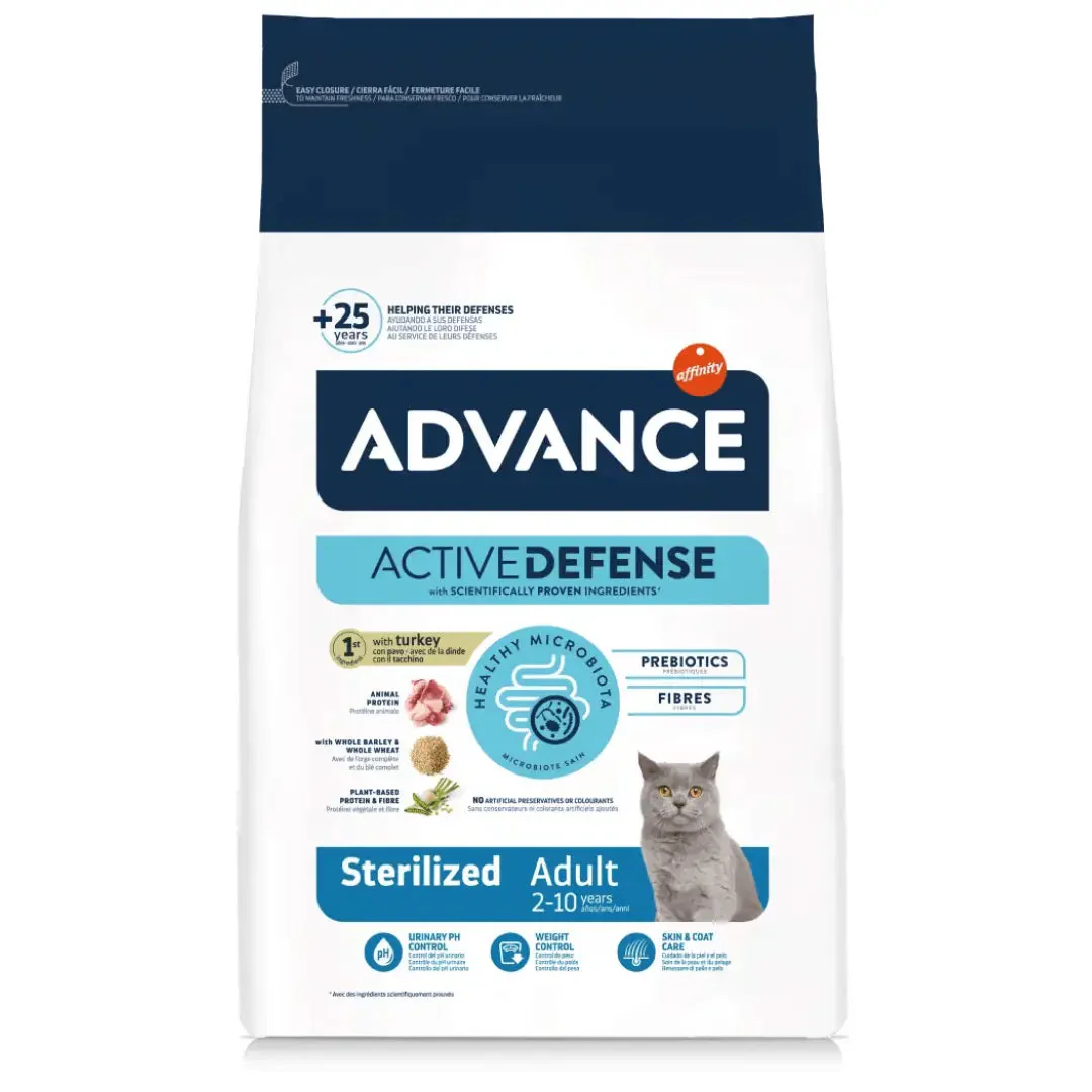 Advance Adult Sterilized Turkey Pienso de Pavo para Gatos - Image 6