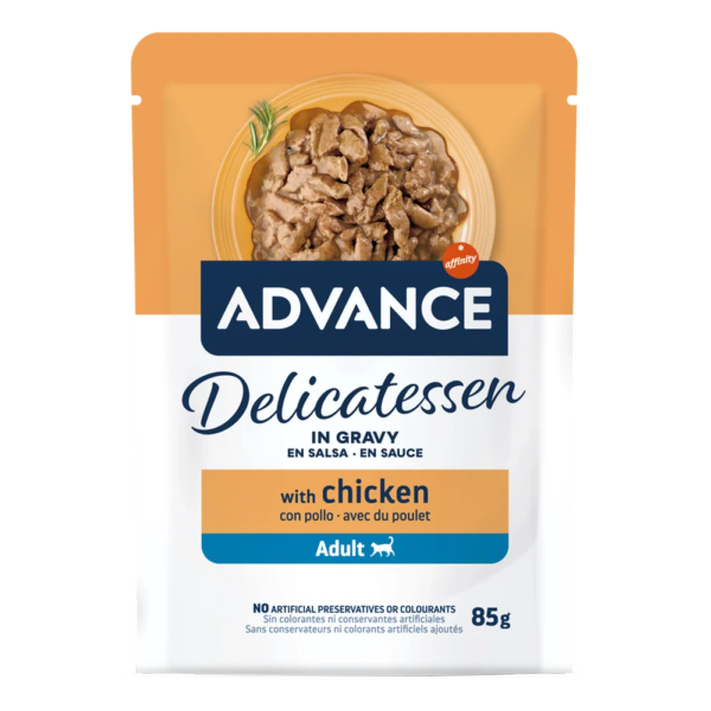 Advance Delicatessen en Salsa con Pollo para Gatos