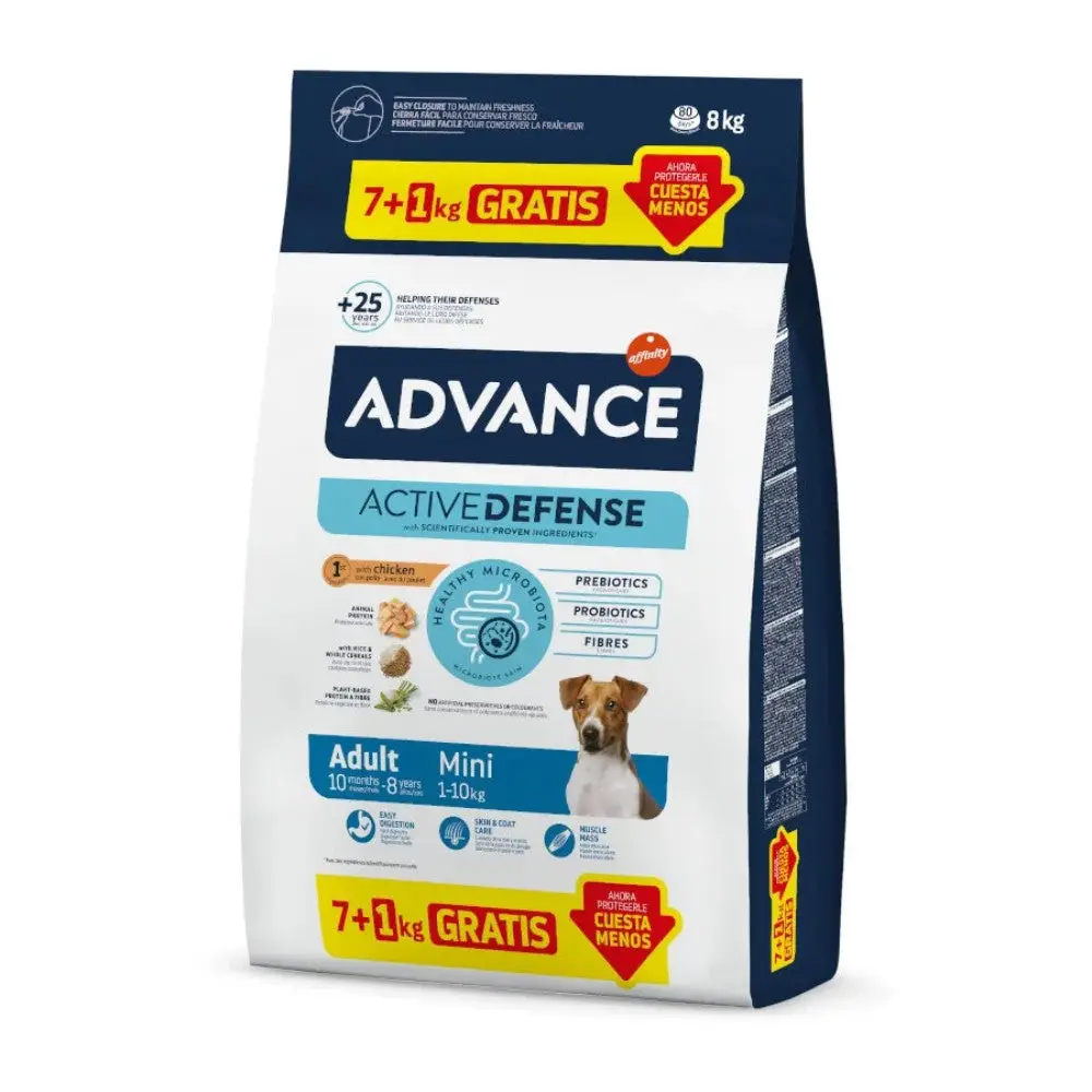 Advance Dog Adult Mini Chicken & Rice - Pienso de Pollo y Arroz para Perros