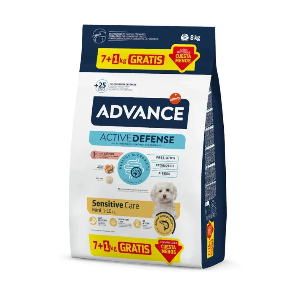 Advance Dog Adult Mini Sensitive Care Salmón