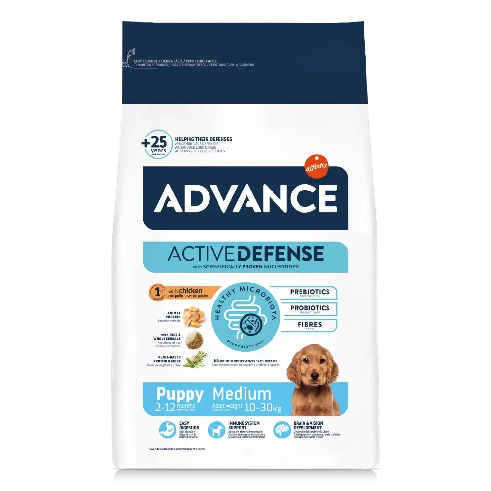 Advance Puppy Medium Chicken & Rice Pienso de Pollo y Arroz para Cachorros