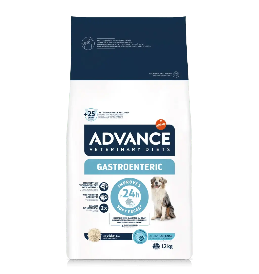 Advance Veterinary Diets Gastroenteric Pienso con Probióticos para Perros