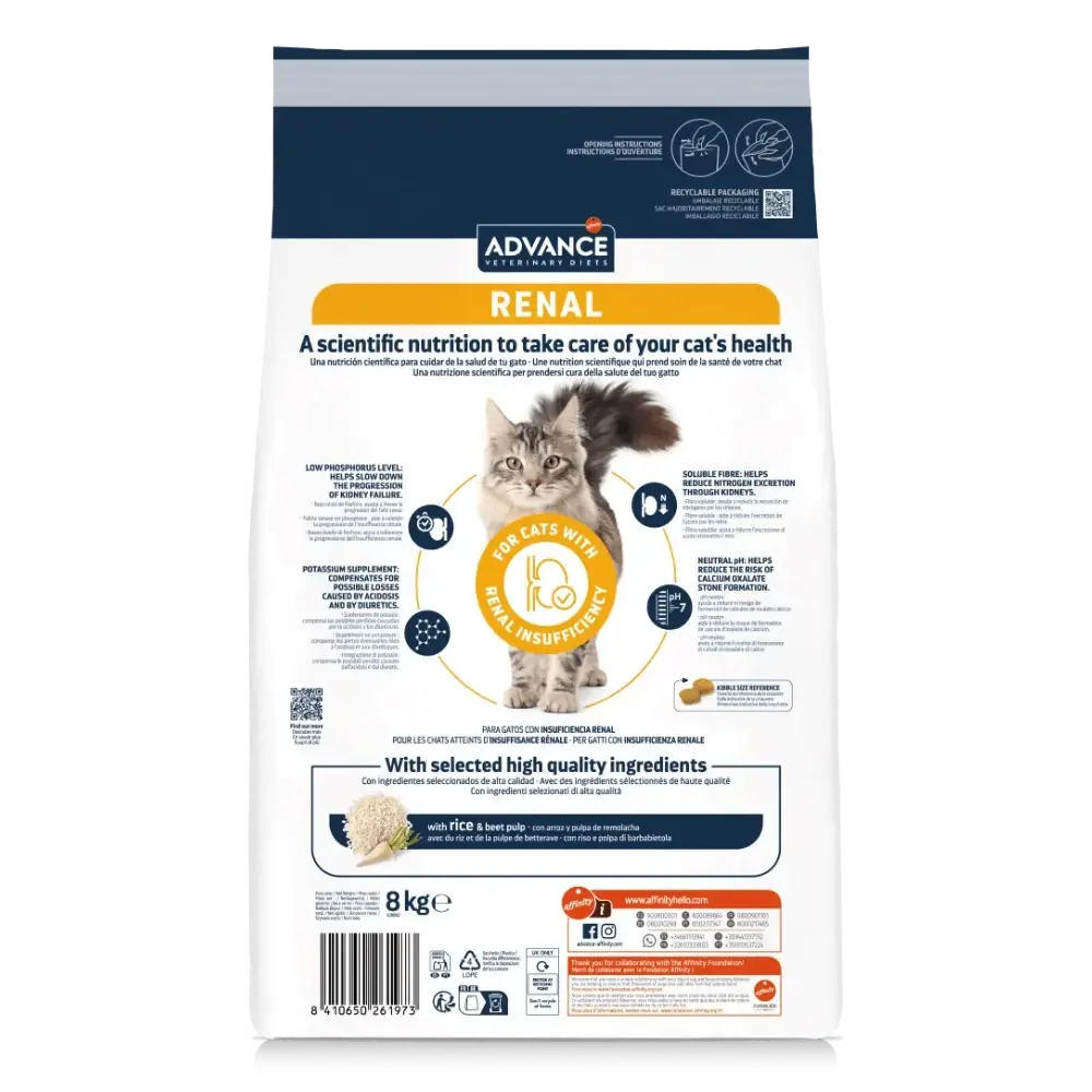 Advance Veterinary Diets Renal Pienso para Gatos - Image 2