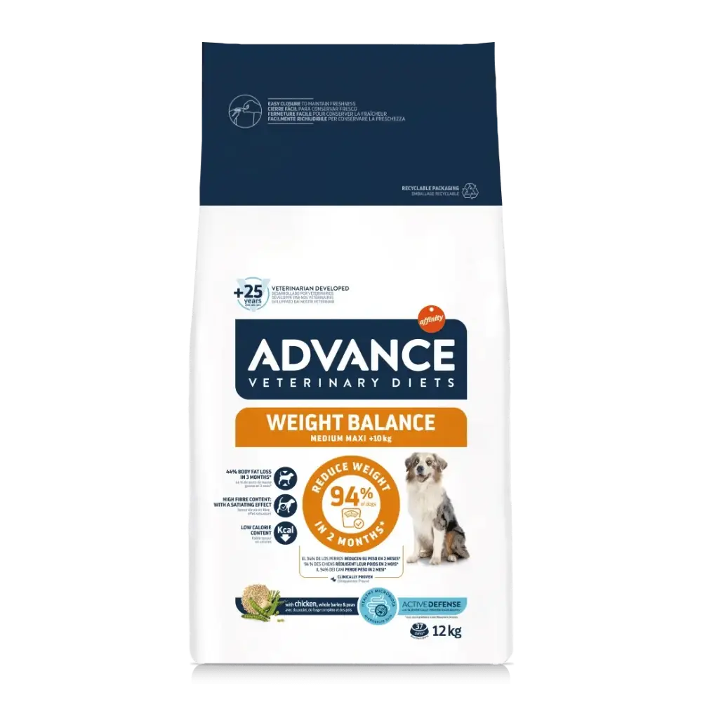 Advance Veterinary Diets Weight Balance Medium Maxi Pienso para Perros