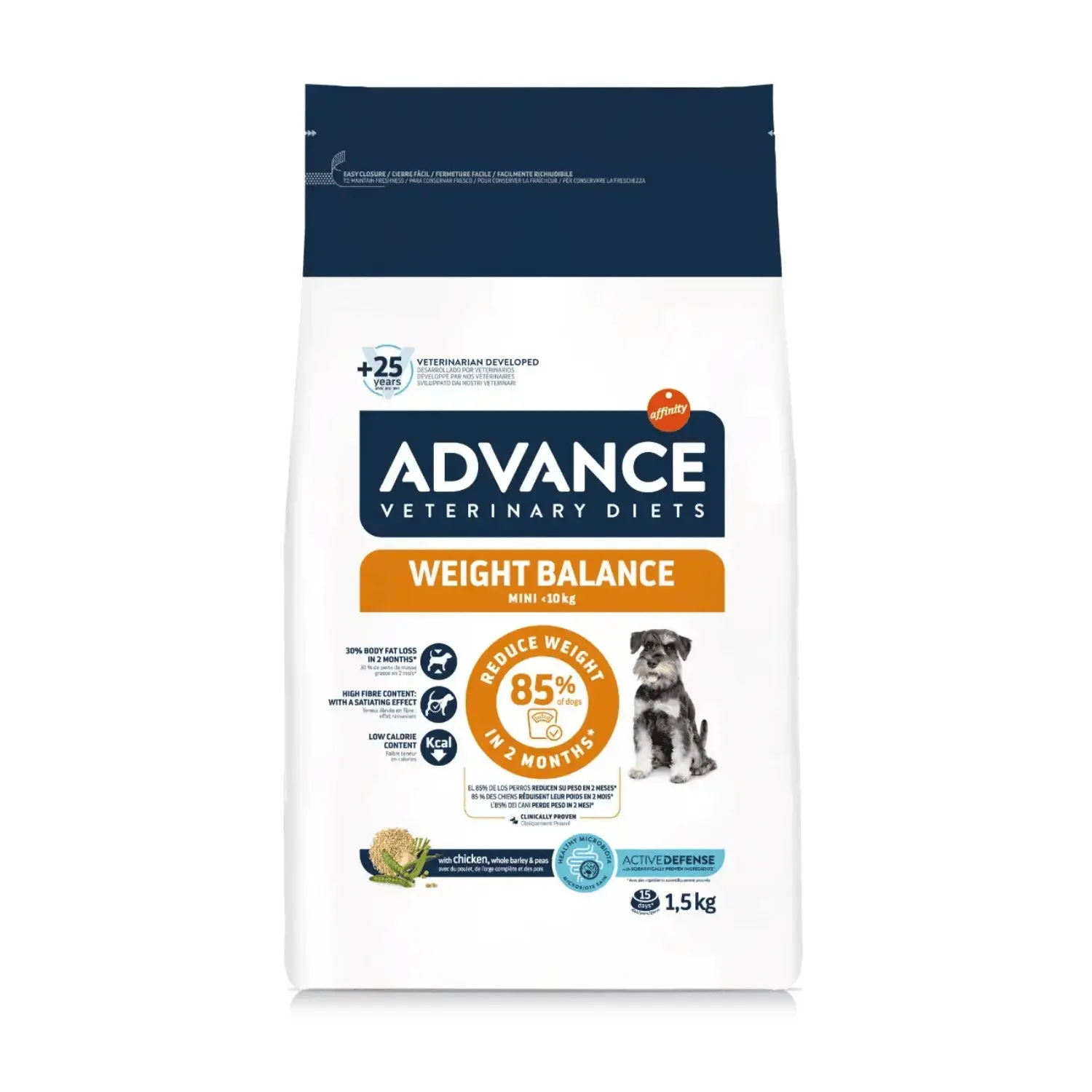 Advance Veterinary Diets Weight Balance Mini Pienso para Perros