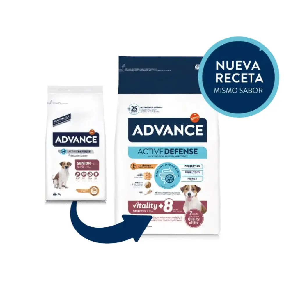 Advance Vitality Senior Mini +8 Pienso para Perros - Image 2