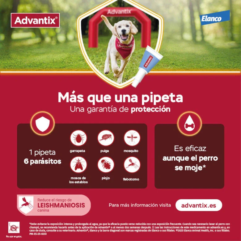 Advantix Pipetas Antiparasitarias Pack 4 para Perros - Image 4