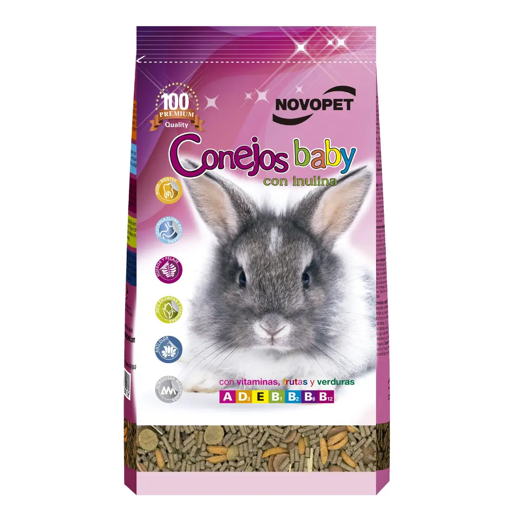 Alimento Conejos Baby 800 g Novopet