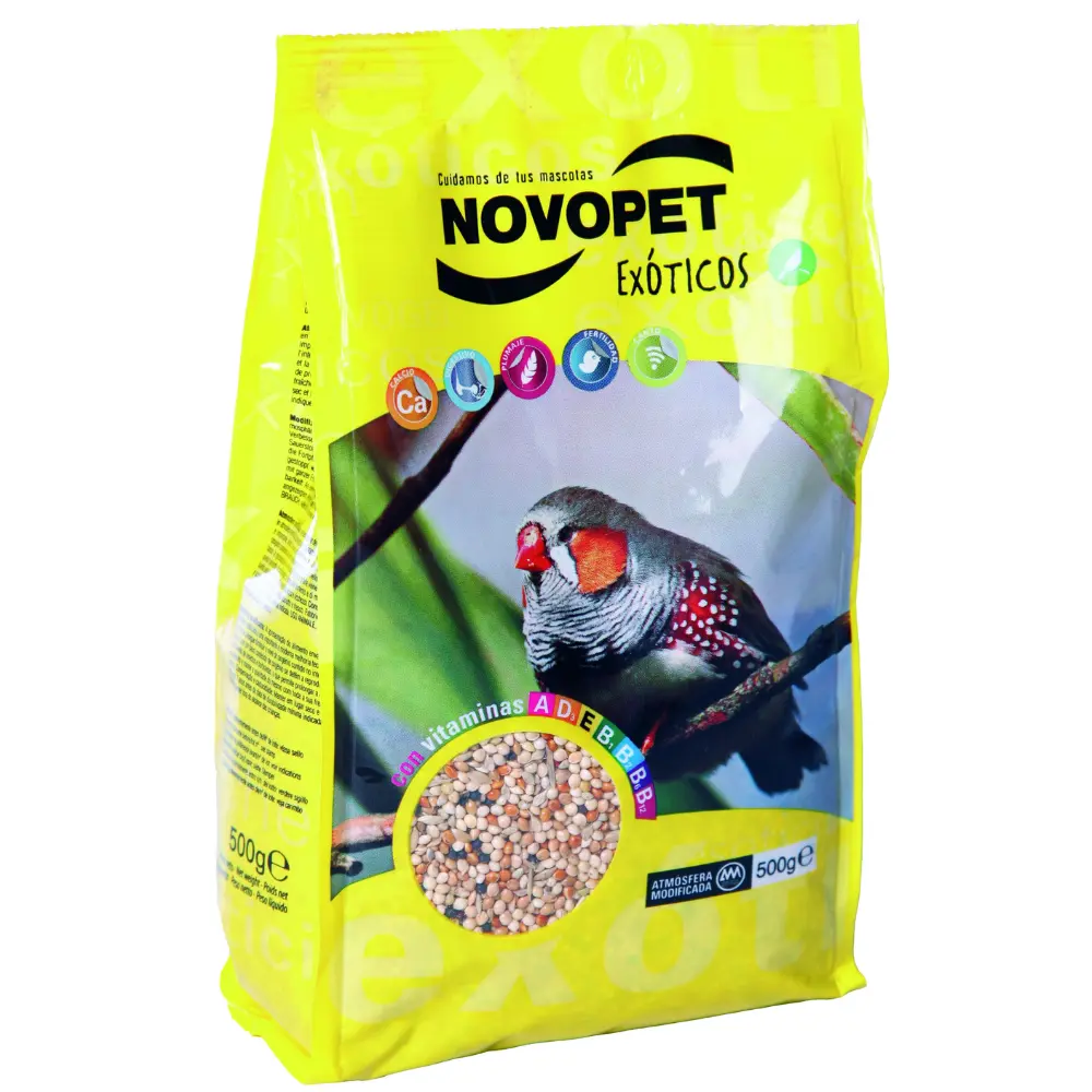 Alimento Exoticos 500 g Novopet