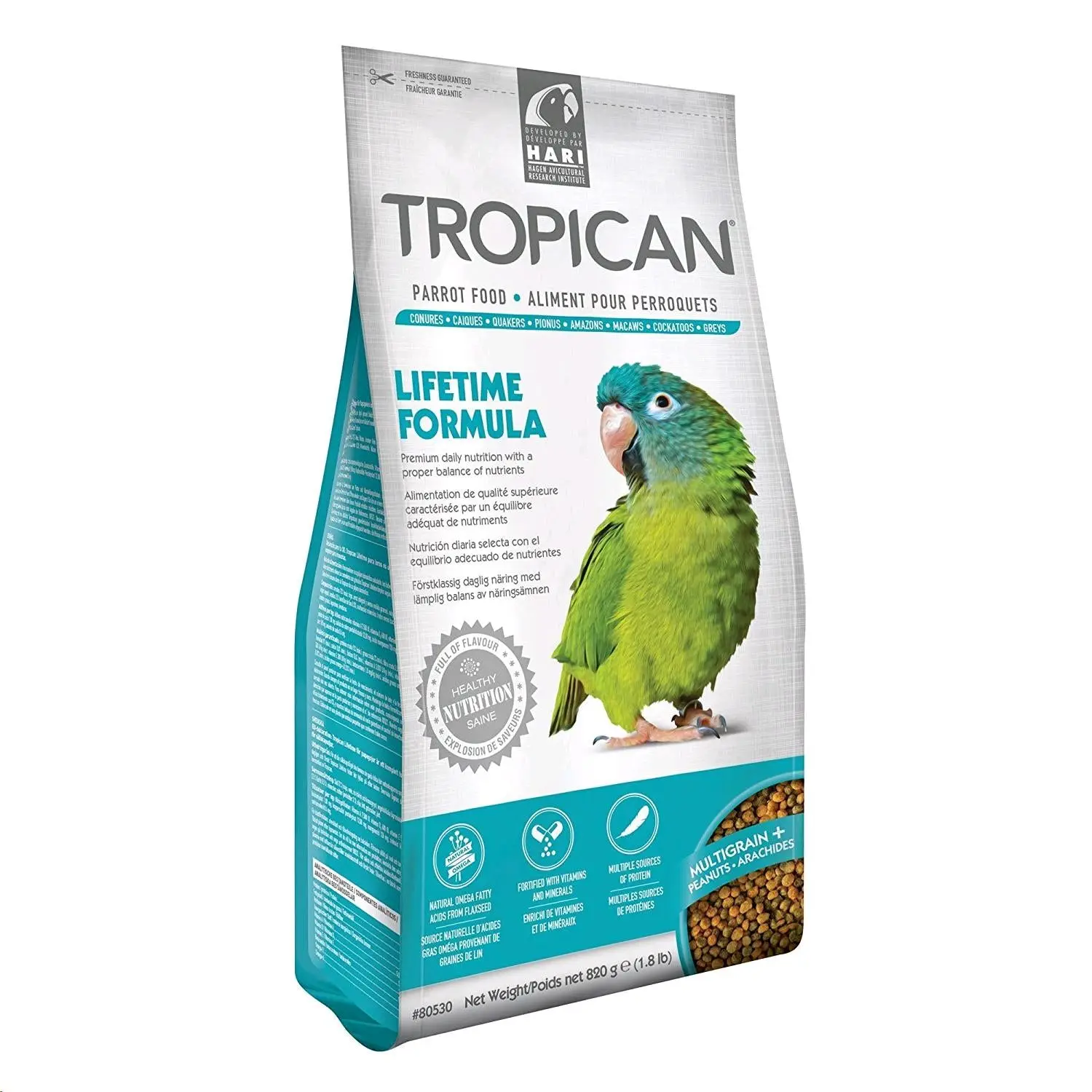 Alimento para Loros Tropican Mantenimiento Lifetime Fórmula