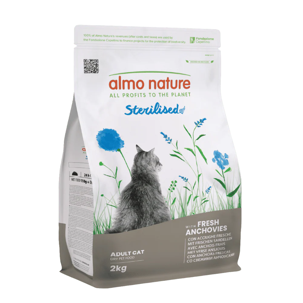 Almo Nature Adult Sterilised Anchoas Frescas Pienso para Gatos