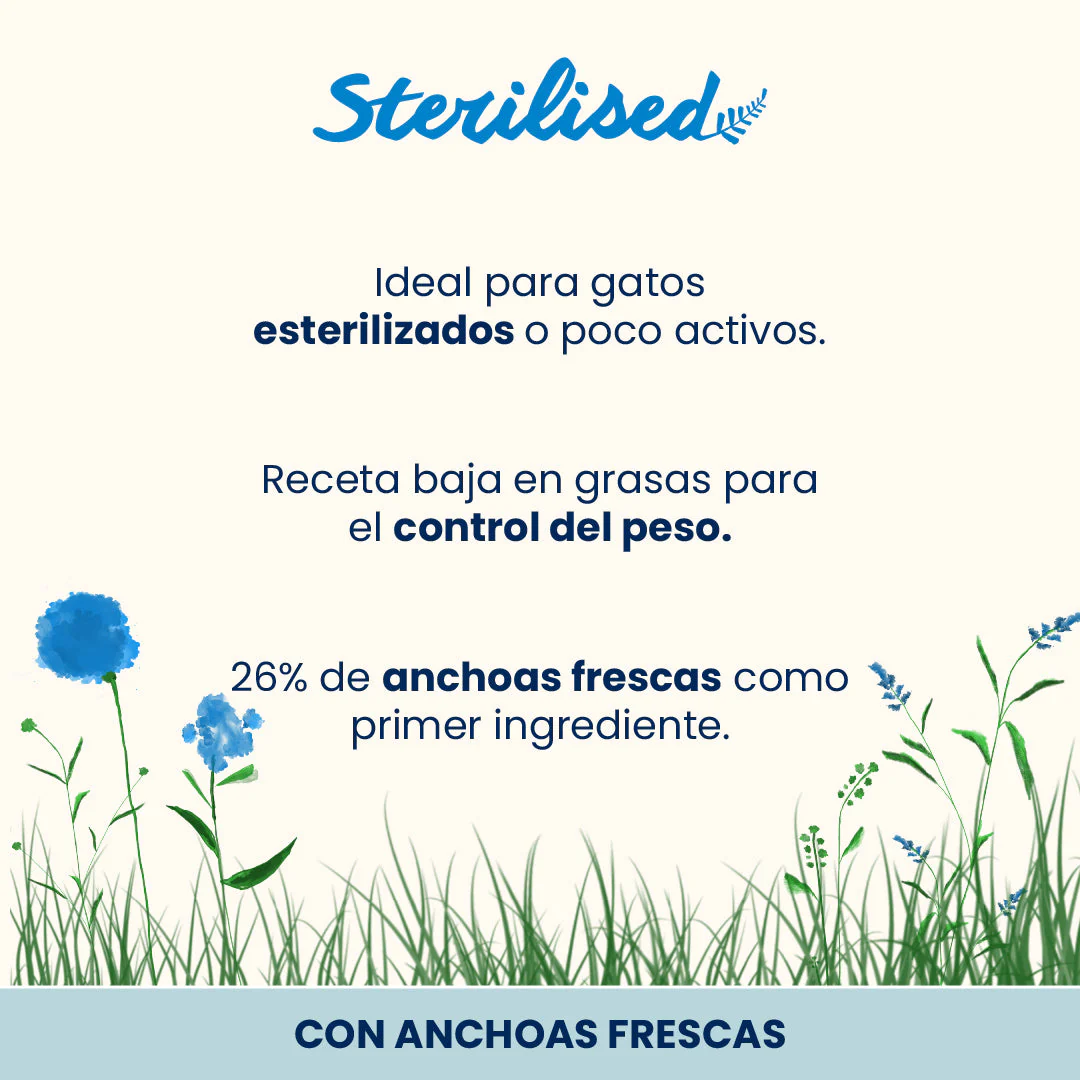 Almo Nature Adult Sterilised Anchoas Frescas Pienso para Gatos - Image 4
