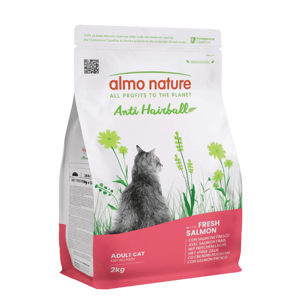 Almo Nature Anti Hairball Salmón Fresco Pienso para Gatos