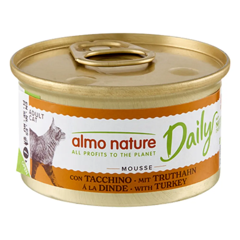 Almo Nature Cat Daily Menú Lata 85 g Mousse de Pavo