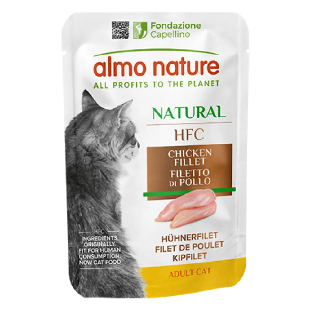 Almo Nature Cat Hfc Pouche 55 g Filete de Pollo
