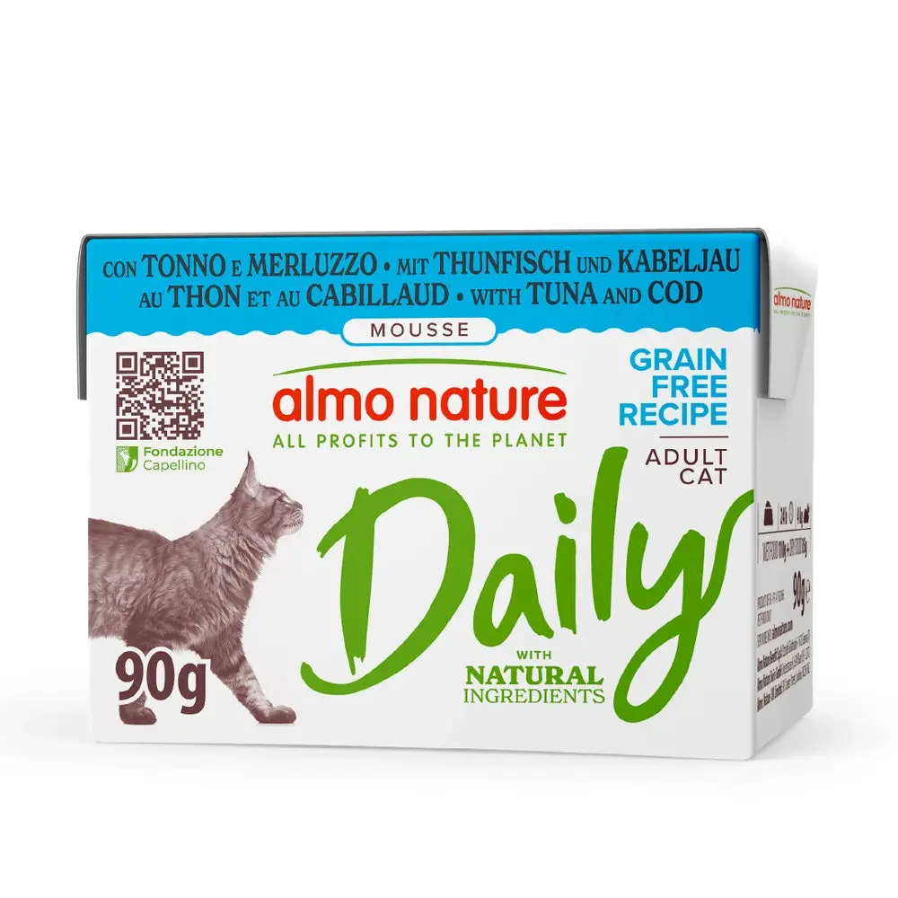 Almo Nature Daily Atún y Bacalao Brick Comida Húmeda para Gatos