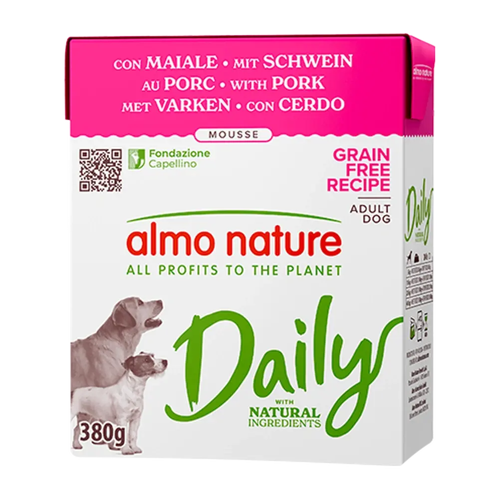 Almo Nature Daily Cerdo Brick Comida Húmeda para Perros