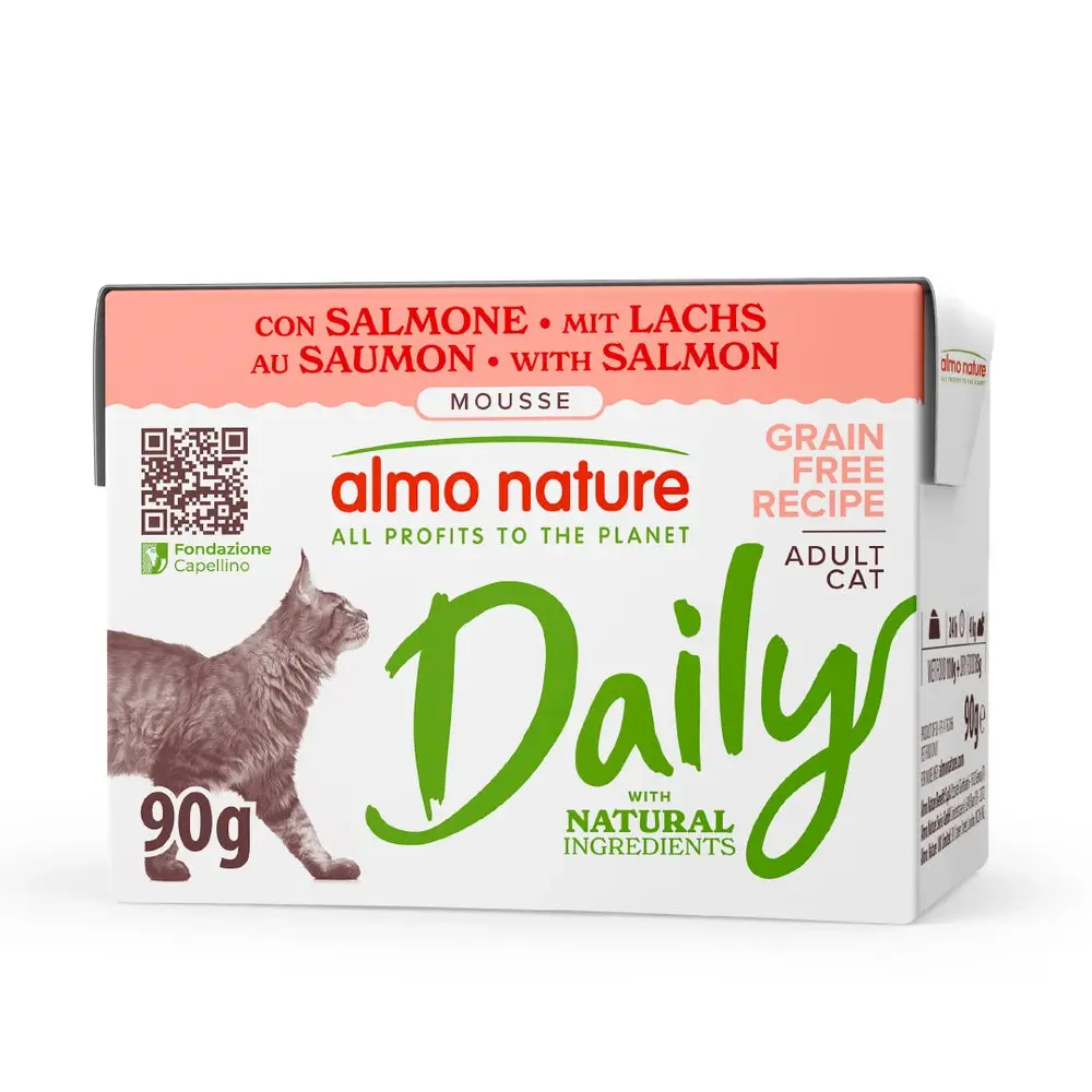Almo Nature Daily Salmón Brick Comida Húmeda para Gatos