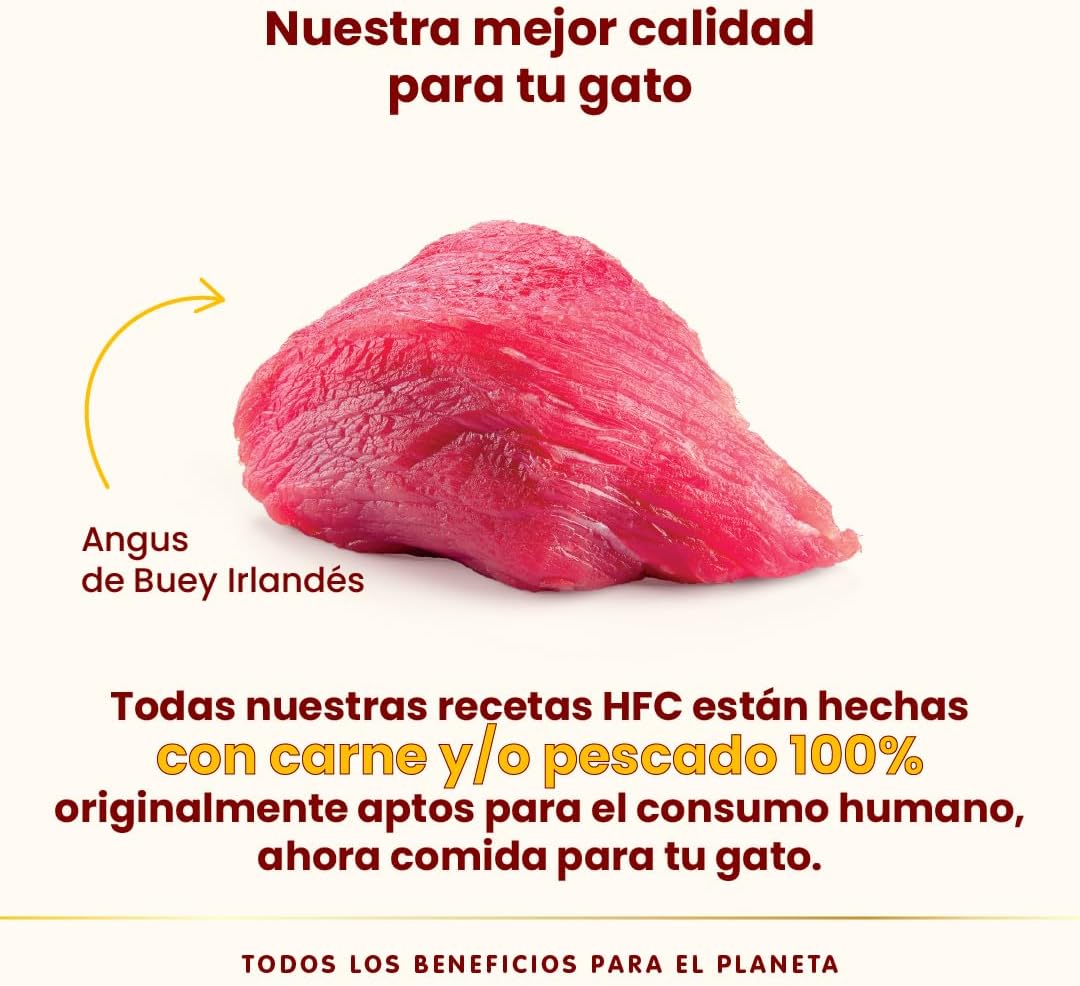 Almo Nature HFC Complete Sterilized Ternera Angus de Buey Irlandés Tarrina Comida Húmeda para Gatos - Image 2