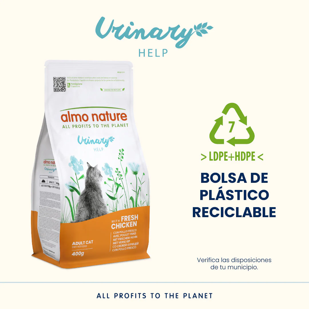 Almo Nature Urinary Help Pollo Pienso para Gatos - Image 2