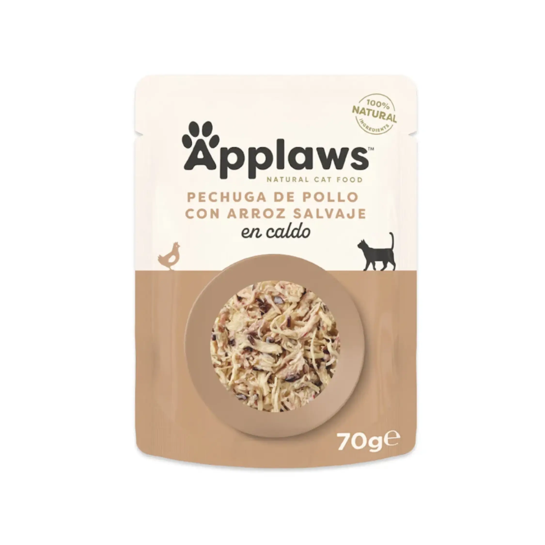 Applaws Cat Pollo con Arroz Sobre 70 g