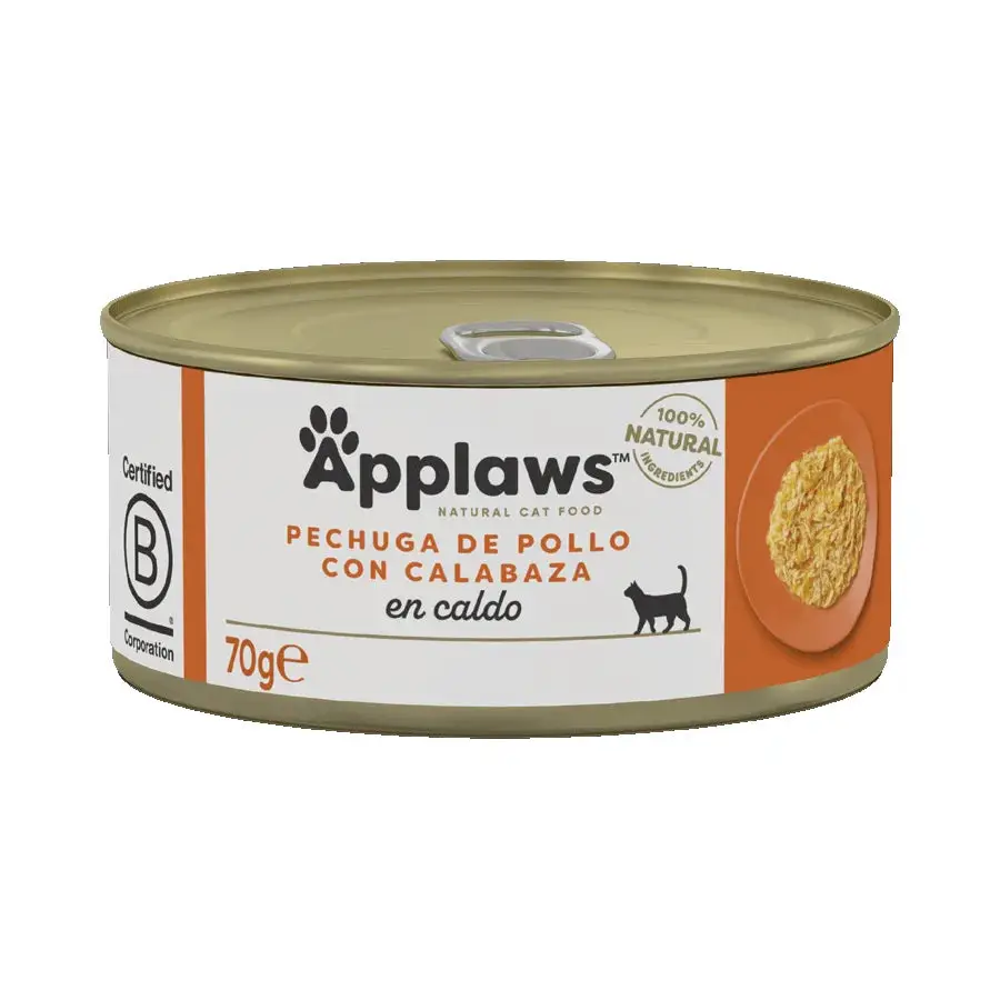Applaws Cat Pollo con Calabaza Lata 70 g