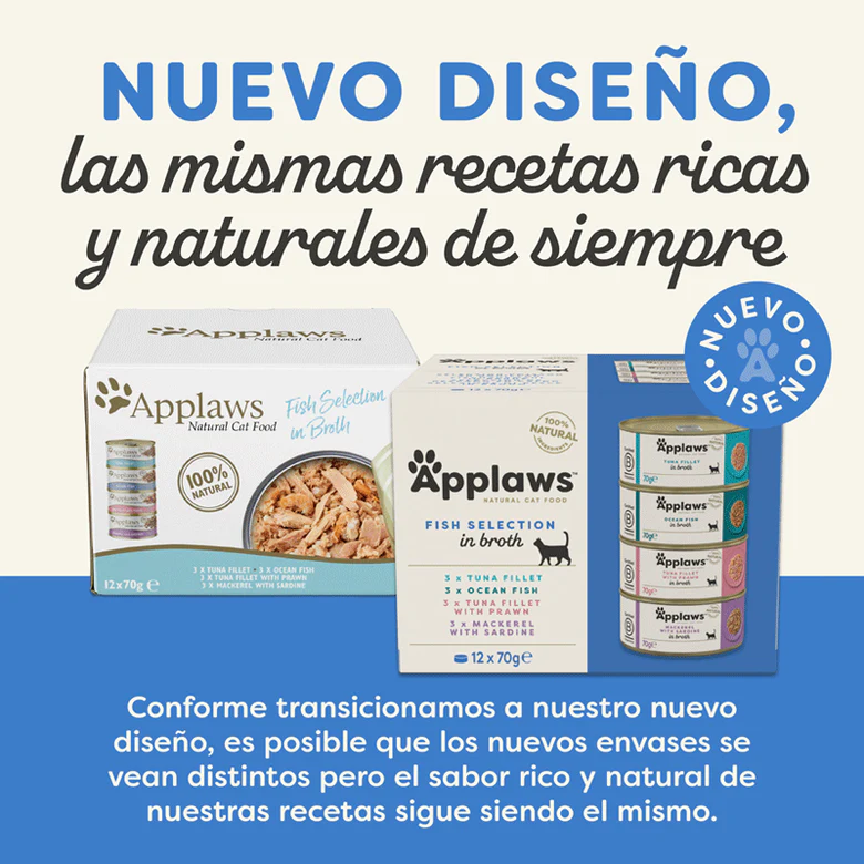Applaws Pack 12 uds Comida Húmeda Lata para Gatos - Image 4