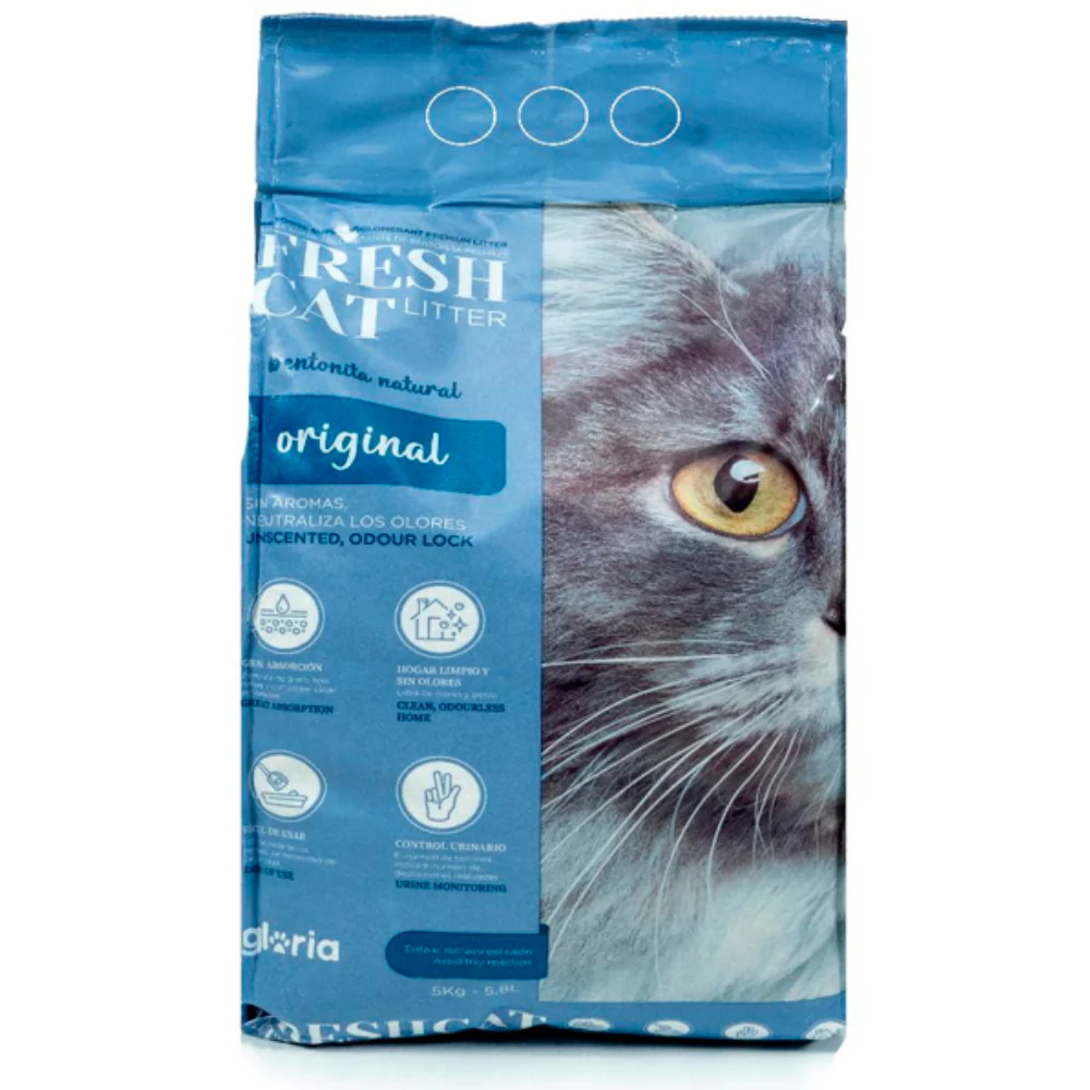 Arena Gato Aglomerante White Fresh 15 kg Gloria