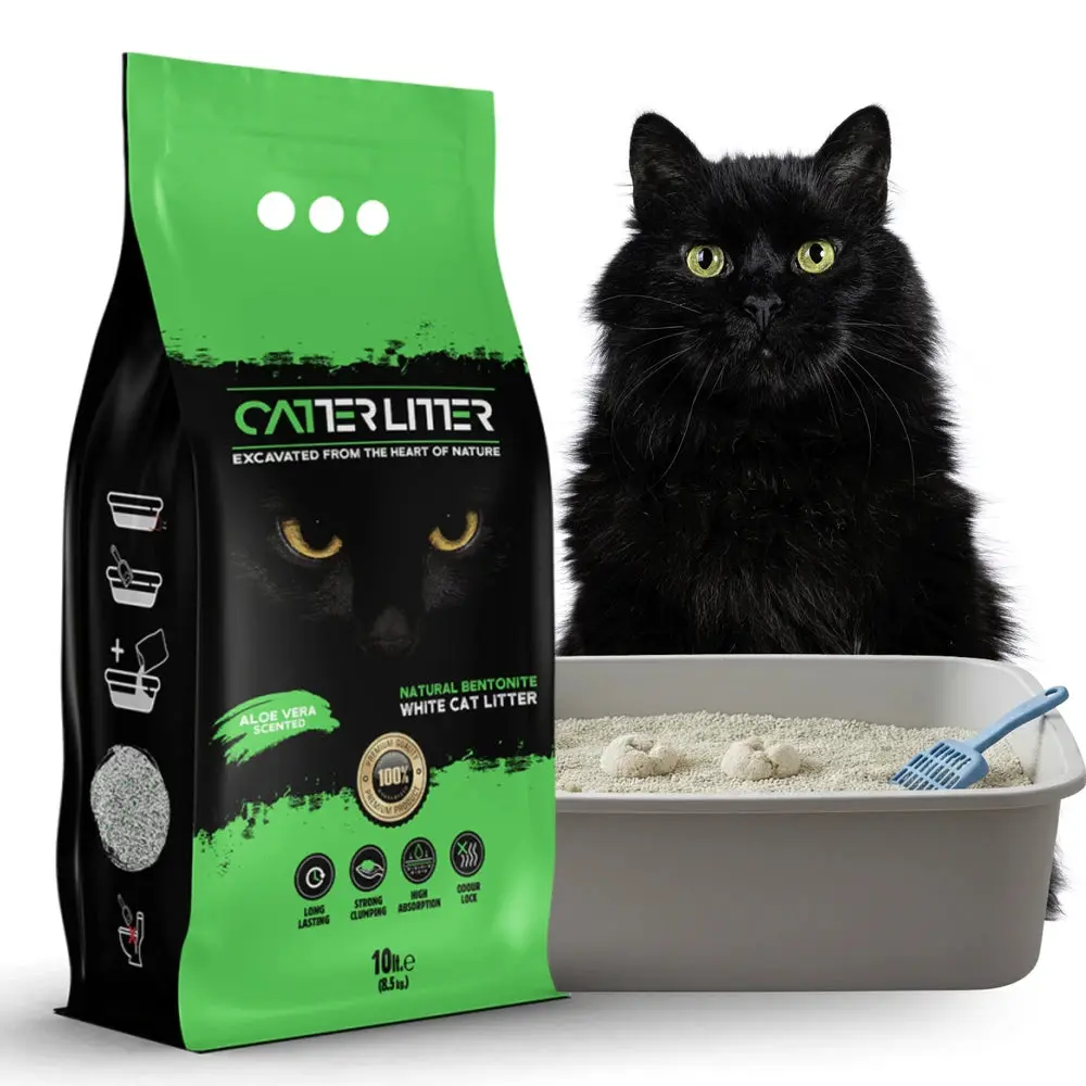 Arena Aglomerante para Gatos Aloe Vera 10L Catter Litter