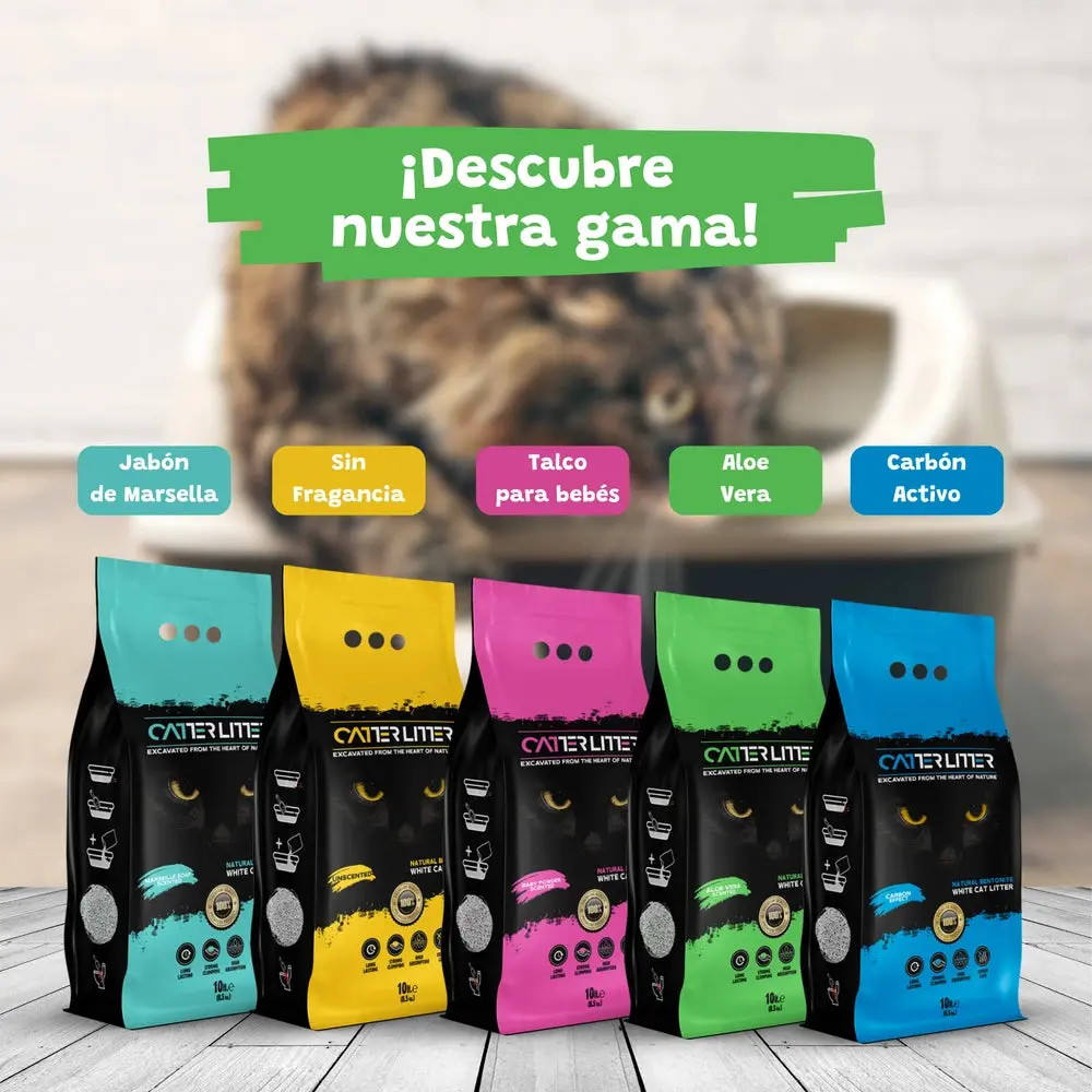 Arena Aglomerante para Gatos Aloe Vera 10L Catter Litter - Image 4