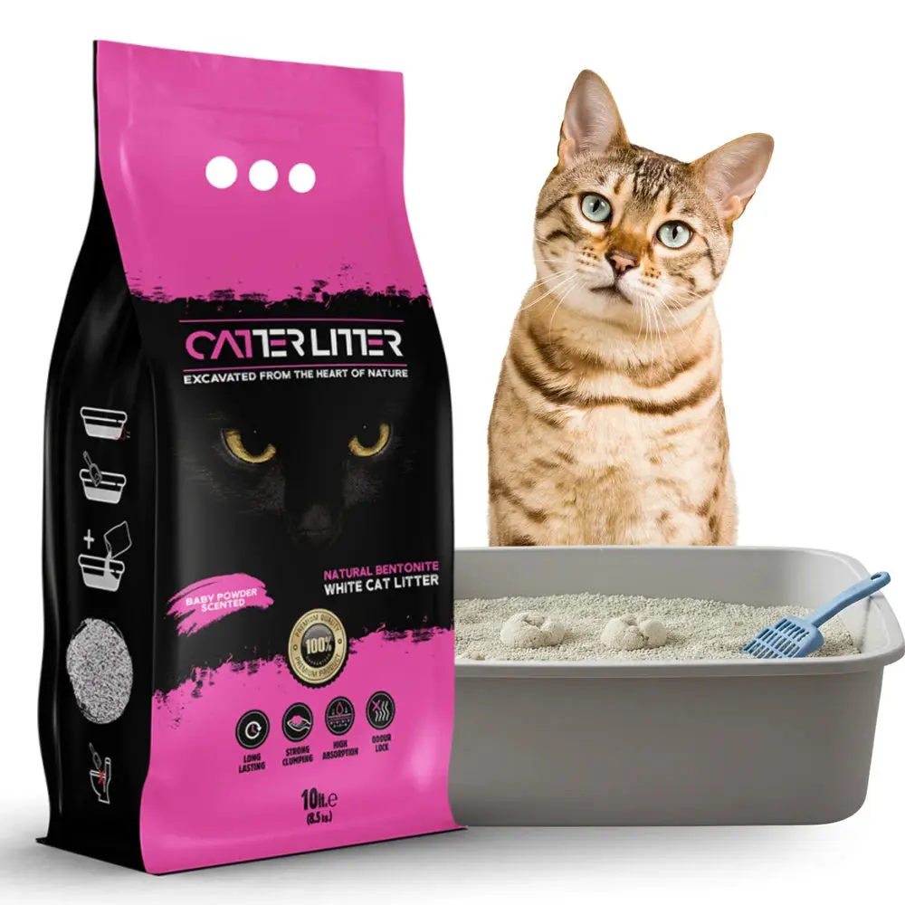 Arena Aglomerante para Gatos Baby Polvos de Talco 10L Catter Litter