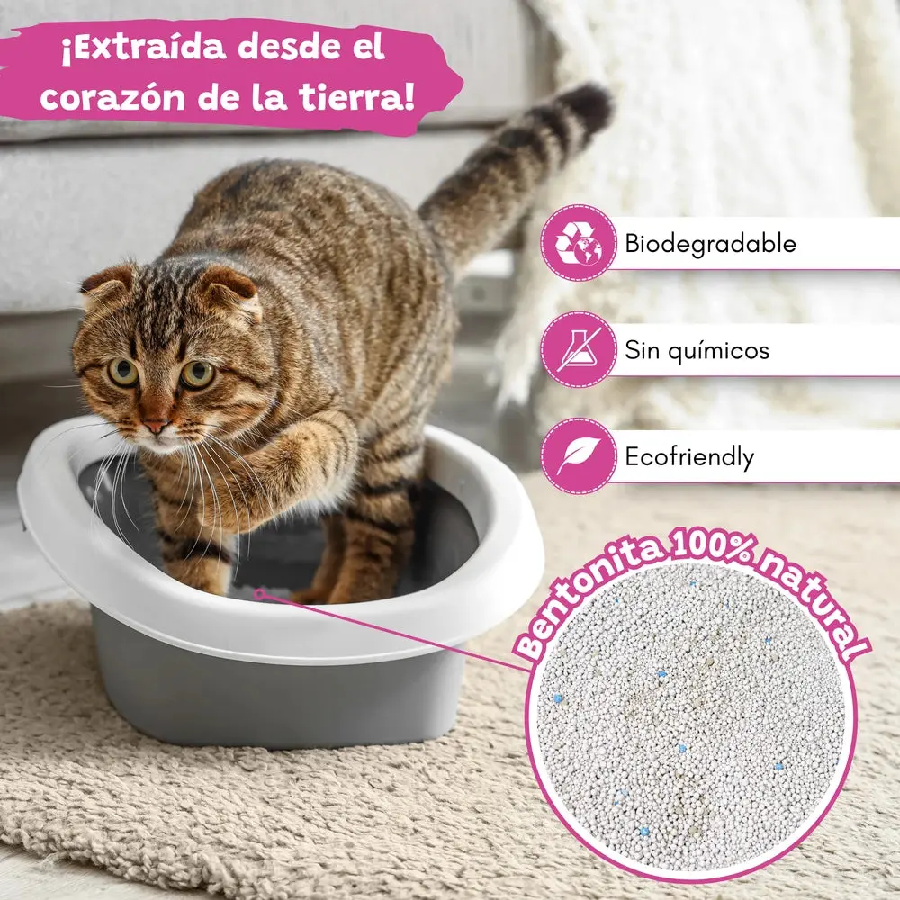 Arena Aglomerante para Gatos Baby Polvos de Talco 10L Catter Litter - Image 3