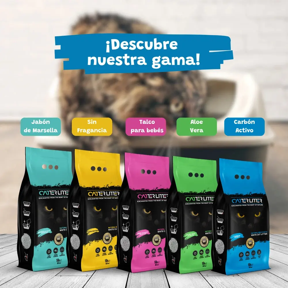 Arena Aglomerante para Gatos Efecto Carbón Activo Catter Litter - Image 5