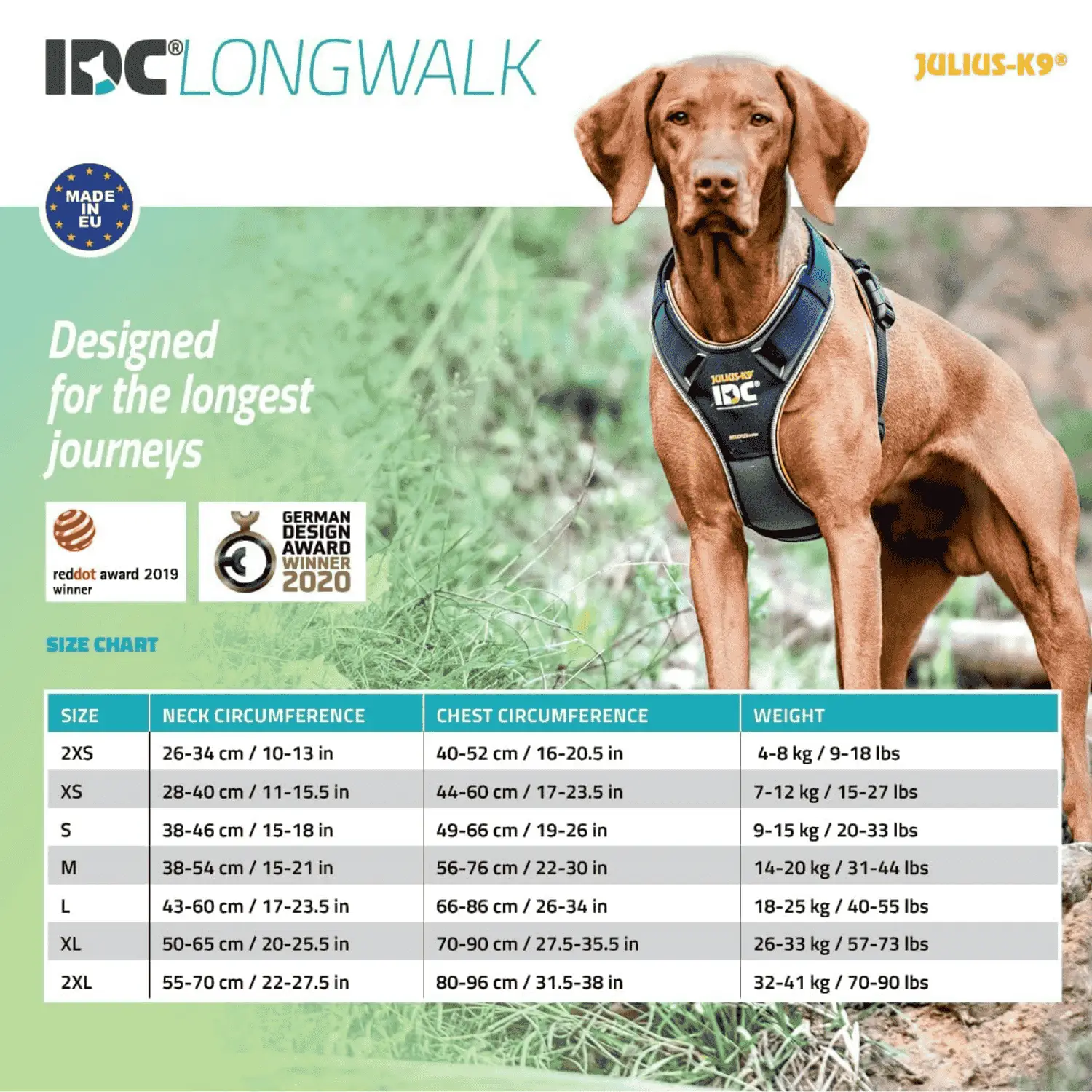 Arnés Julius K9 Longwalk Light para Perros - Image 5
