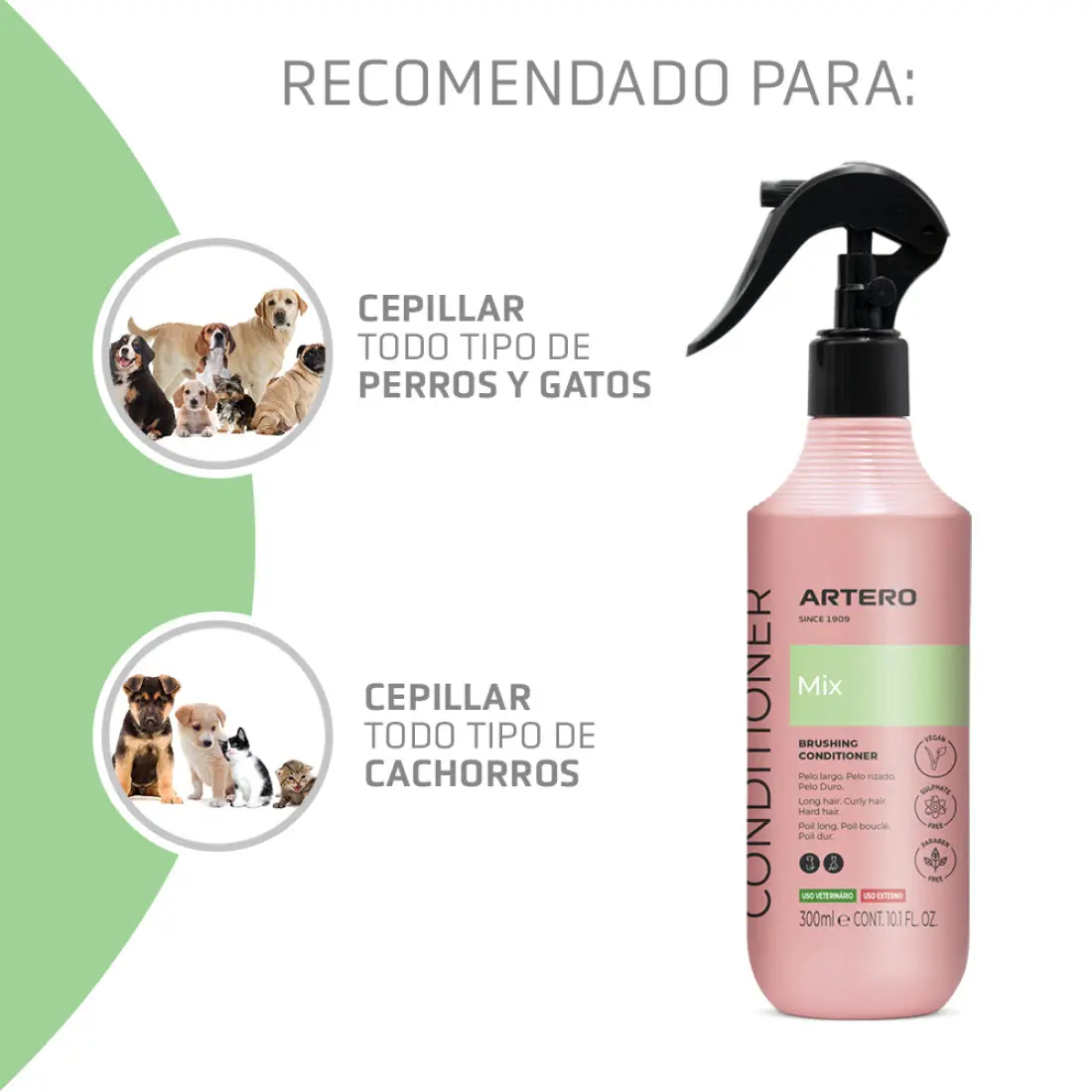 Artero Acondicionador Mix Multifase Spray 250 ml - Image 3