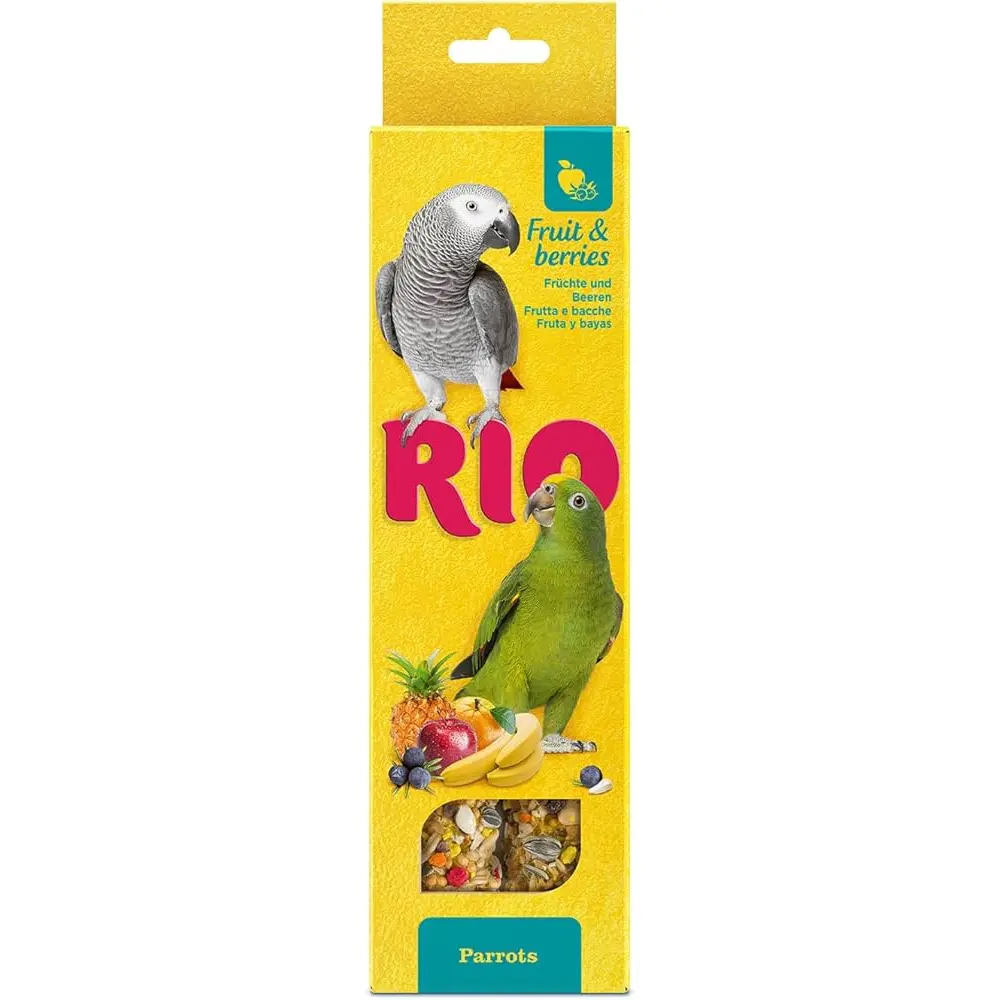 Barritas con Fruta y Bayas Loros 2X90 g Rio