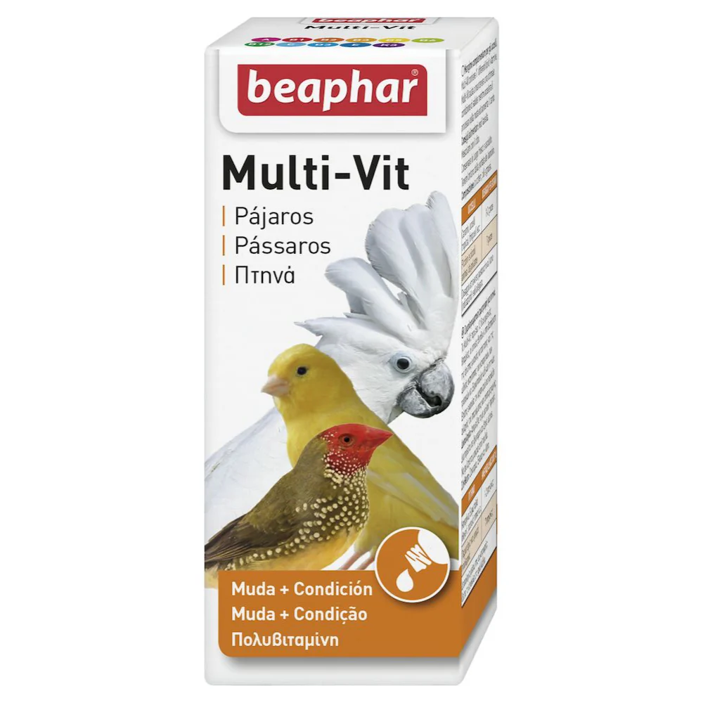 Beaphar Multi-Vitaminas Pájaros 20 Ml