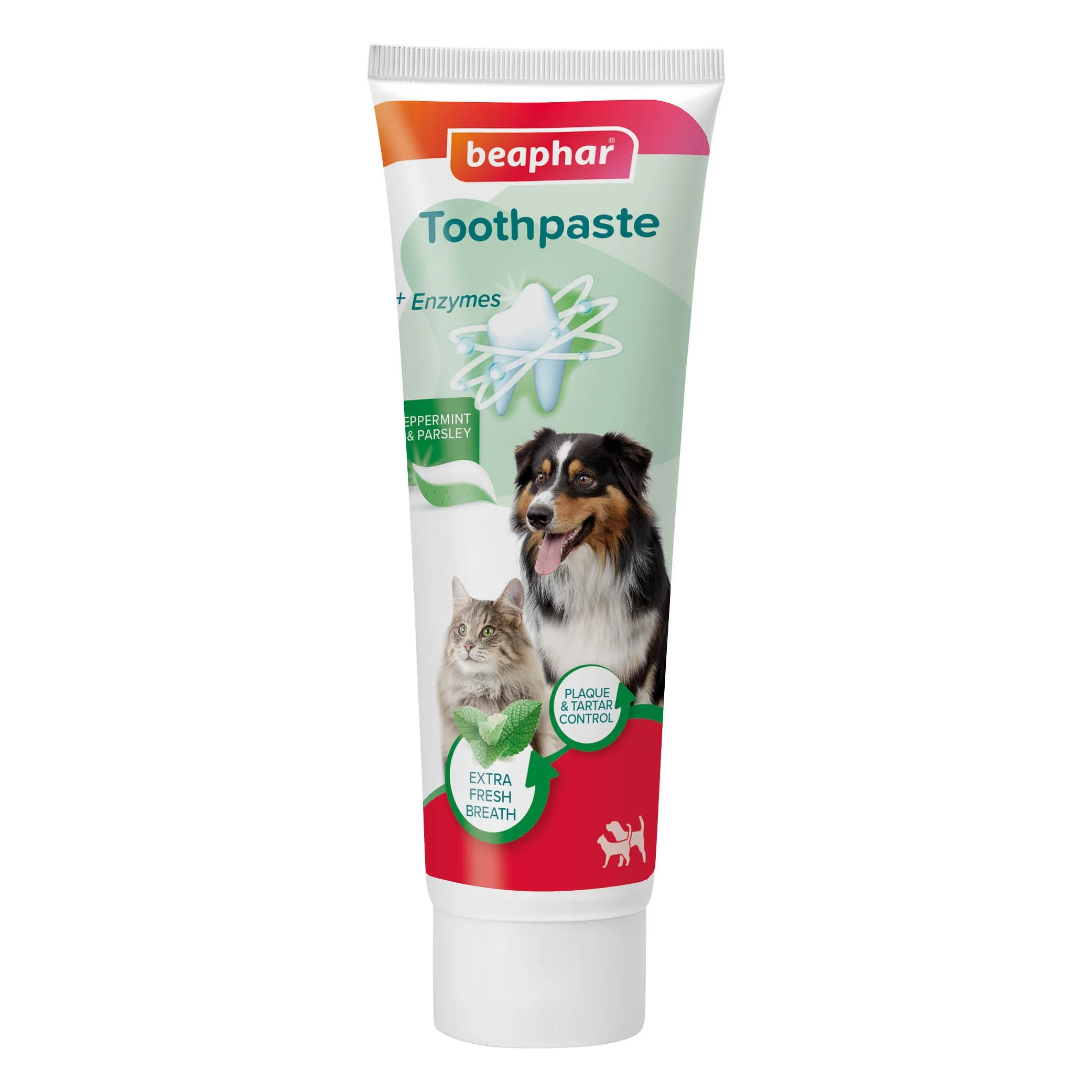 Beaphar Pasta de Dientes Sabor Menta y Perejil 100 g para Perros y Gatos