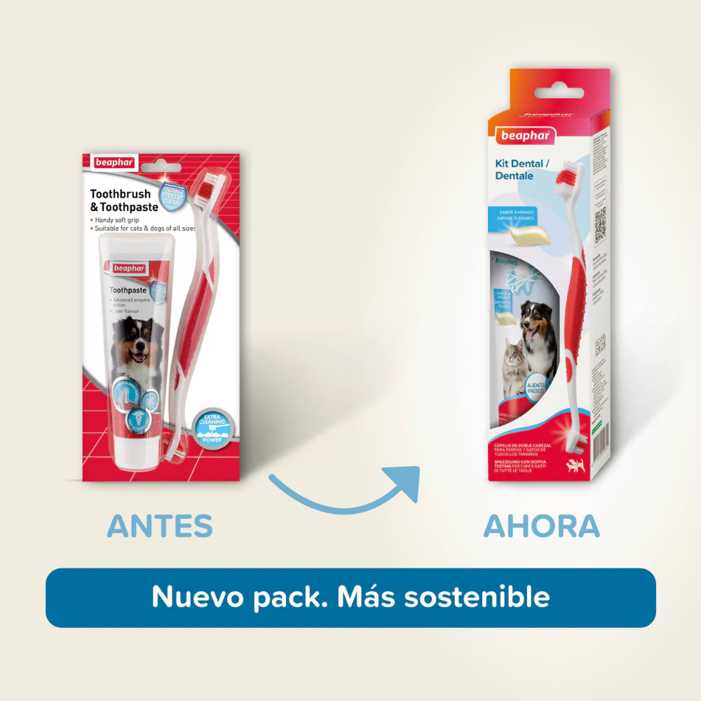 Beaphar Pack Cepillo Dental y Pasta Dentífrica 100 g para Perros y Gatos - Image 5