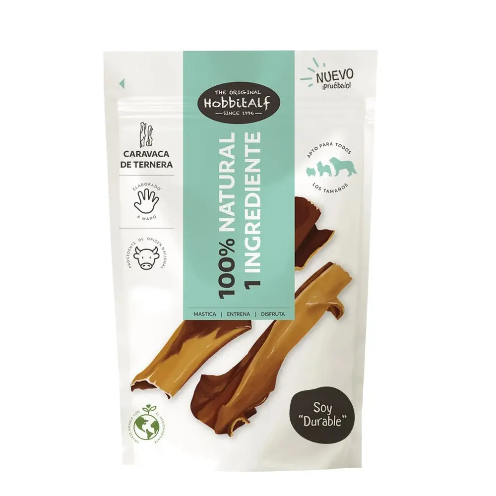 Hobbitalf Caravaca de Ternera 100 g - Snack Natural para Perros
