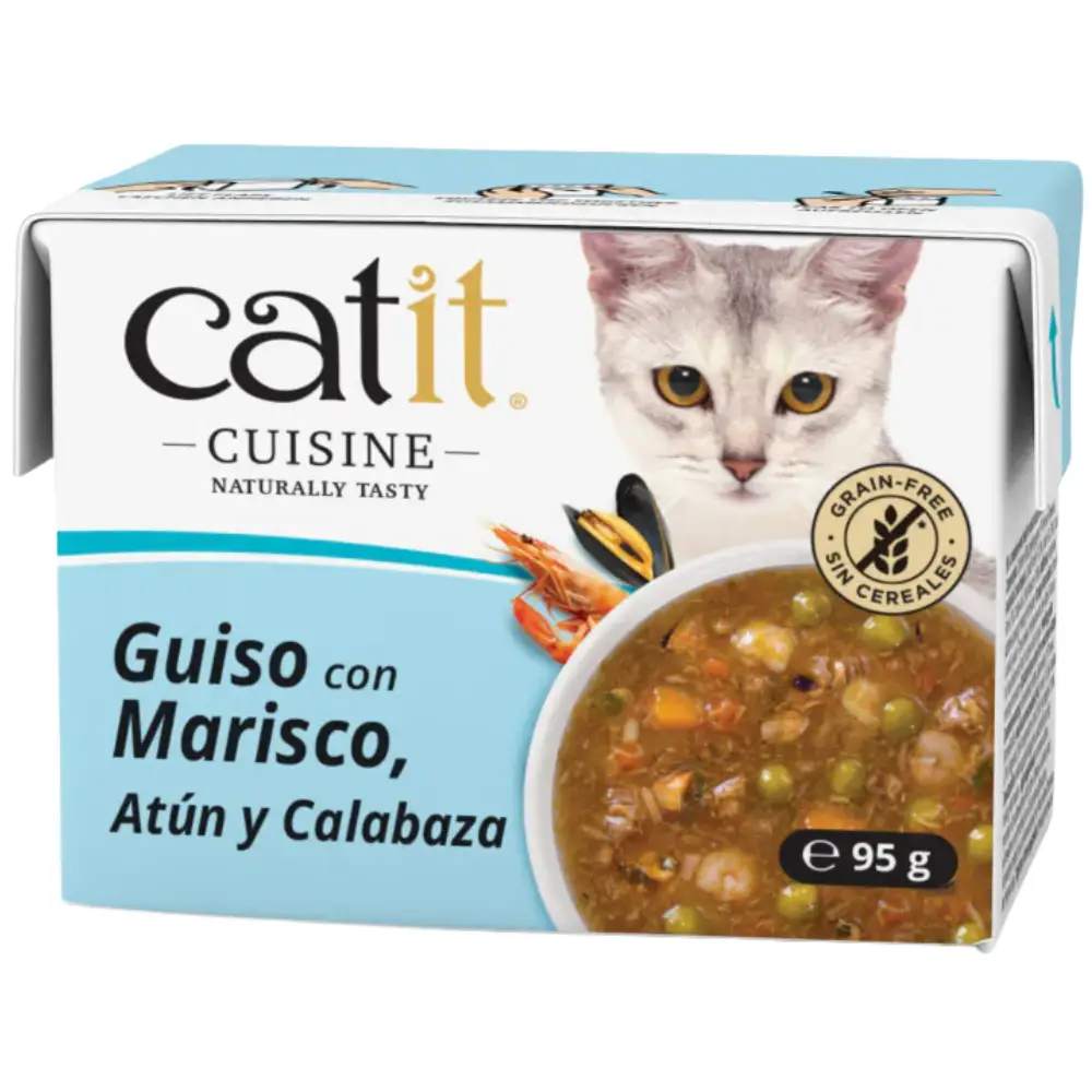 Catit Cuisine Guiso Marisco Atún y Calabaza 95 g
