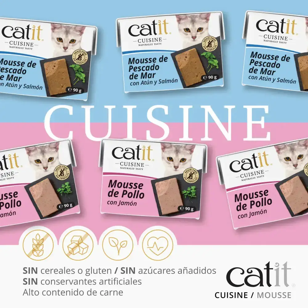 Catit Cuisine Mousse de Pollo con Jamón 90 g - Image 2