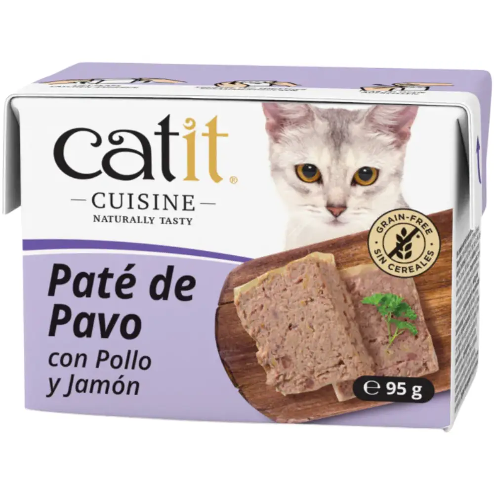 Catit Cuisine Paté de Pavo con Pollo y Jamón 95 g