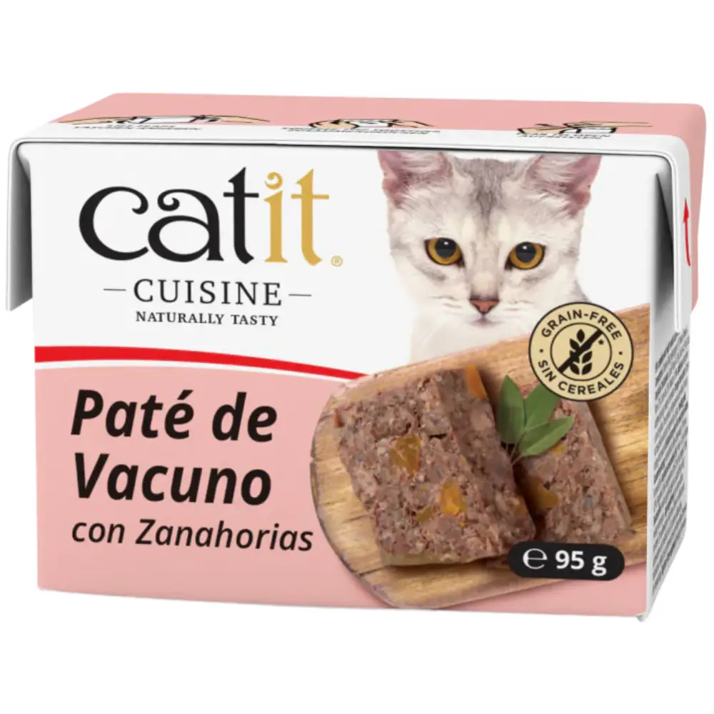 Catit Cuisine Paté de Vacuno con Zanahoria 95 g